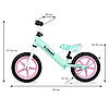 Велобіг велосипед REBEL М'ятний, фото 4