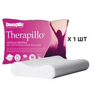 Ортопедическая подушка с эффектом памяти Dunlopillo Therapillo Medium Profile