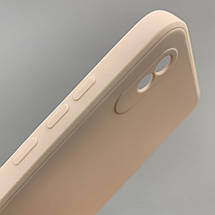 Чохол для Xiaomi Redmi 9A кольоровий щільний чохол із захистом камери на телефон сяомі редмі 9а бежевий pfc, фото 4