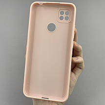 Чохол для Xiaomi Redmi 9C кольоровий щільний чохол із захистом камери на телефон сяомі редмі 9с бежевий pfc, фото 3