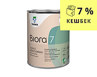 Краска акрилатная TEKNOS BIORA 7 интерьерная белая (база 1) 0,9л