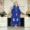 Довге  штапельне плаття  великі розміри 56-62 (XL-3XL) в східному стилі Туреччина,  Merve Moda 513, фото 2