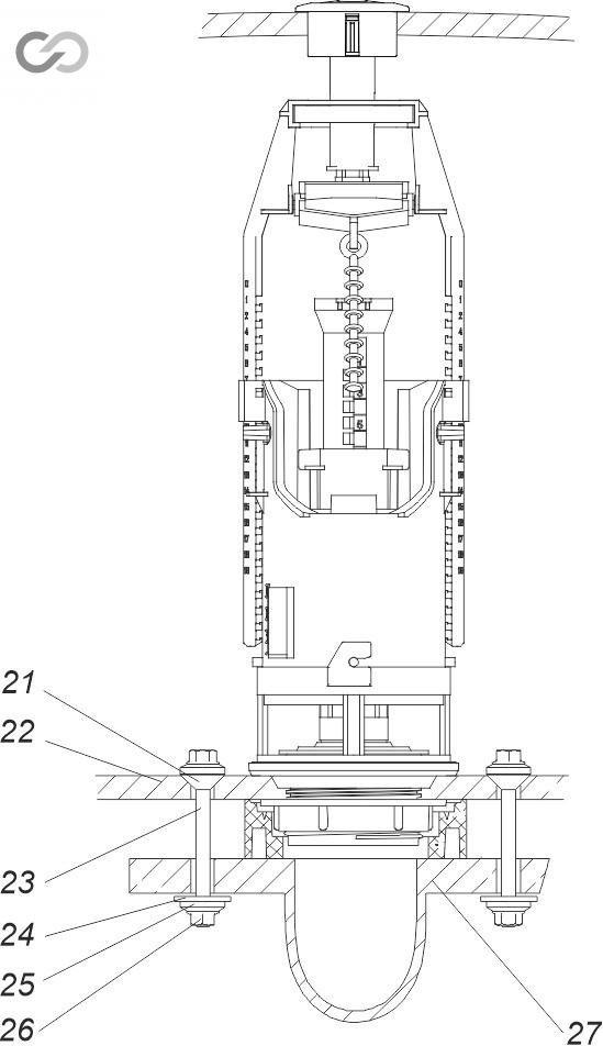 Спускная арматура SoloPlast АС2-01, кнопка 2 режима - фото 2 - id-p2114392956