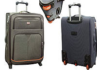 Средний чемодан на двух больших силиконовых колёсах