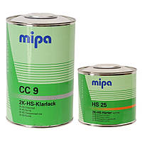 Акриловый лак Mipa CC9 HS 1 л (с отвердителем HS25 0.5 л)