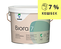 Краска акрилатная TEKNOS BIORA 7 интерьерная транспарентная (база 3) 2,7л