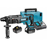 Акумуляторний перфоратор Makita DHR241RFJ, 2 акб 18 В LXT BL1830, з/п DC18RC, фото 6