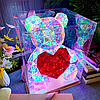 Світлодіодний ведмедик з серцем Love Bear з LED підсвічуванням 25 см Червоний, фото 7