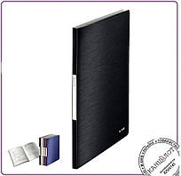 Папка з файлами LEITZ STYLE, 20 файлів, Титановий (3958-00-69)