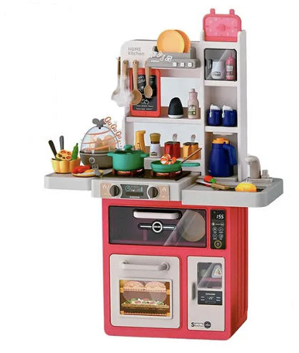 Дитяча кухня "Sprey Kitchen 889-236" з водою і парою, світлові та звукові ефекти, 85 см.