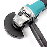 Болгарка Makita GA 9558 NH з регулятором обертів (840 Вт, 125 коло) Кутова шліфувальна машина Макіта, фото 8