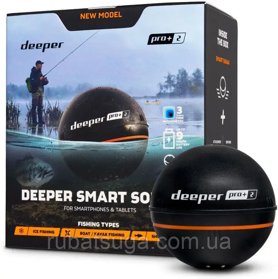 Бездротовий ехолот Deeper PRO+ 2.0