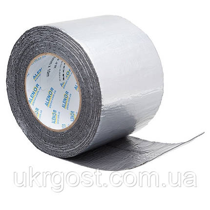 Покрівельна стрічка для герметизації бутилкаучукова ALENOR BF 100 мм х 3 м, фото 1