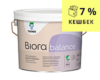 Краска акрилатная TEKNOS BIORA BALANCE интерьерная белая (база 1) 2,7л