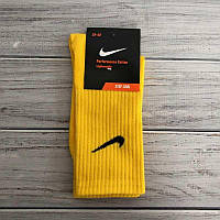 Носки яркие Спорт хлопок теннис высокие Размер 36-40 желтый