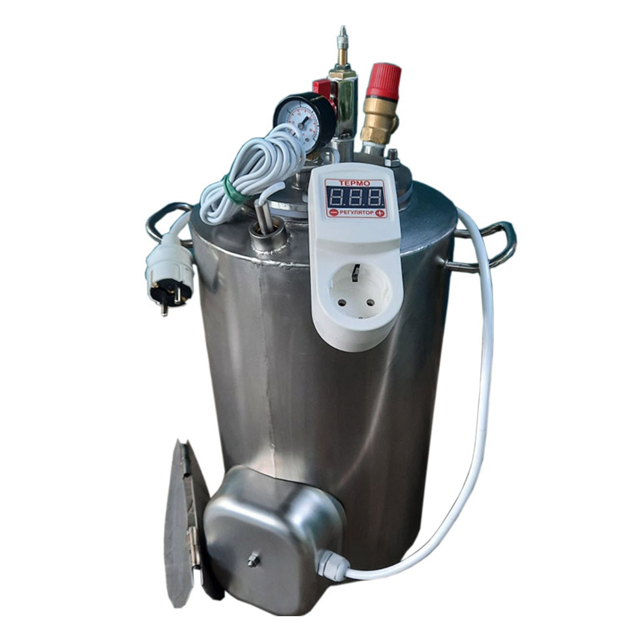 Автоклав електро із  нержавіючої сталі (8 банок)