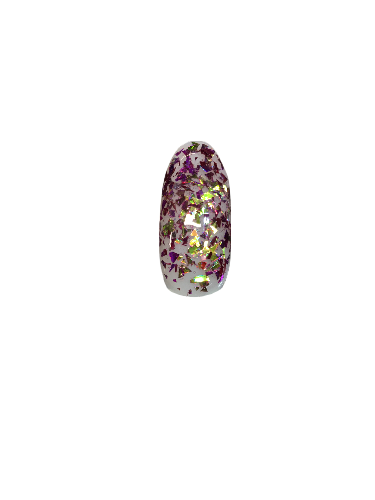 Акригель для нарощування нігтів з шимером BRAVO Acrygel Shimmer №08 Переливчастий жовтий