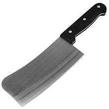 Сікач кухонний з чорною ручкою L28см лезо 16см ширина 7см товщина 3мм