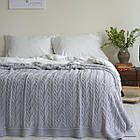 Покривало 170x240 La Modno Genova Sky Gray (50% бавовна, 50% акрил)