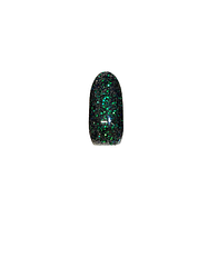 Акригель для нарощування нігтів з шимером BRAVO Acrygel Shimmer №10 Темно-зелений
