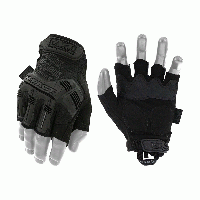 Перчатки тактические Mechanix Wear"M-Pact® Fingerless Covert Gloves", штурмовы черные перчатки открытые пальцы