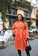 Жіноче пальто, Італія, помаранчевого кольору, бренд Delcorso