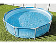 Басейн каркасний круглий 305 x 76 см Intex Metal Frame Pool 28206 Морський принт, 4485л,, фото 7