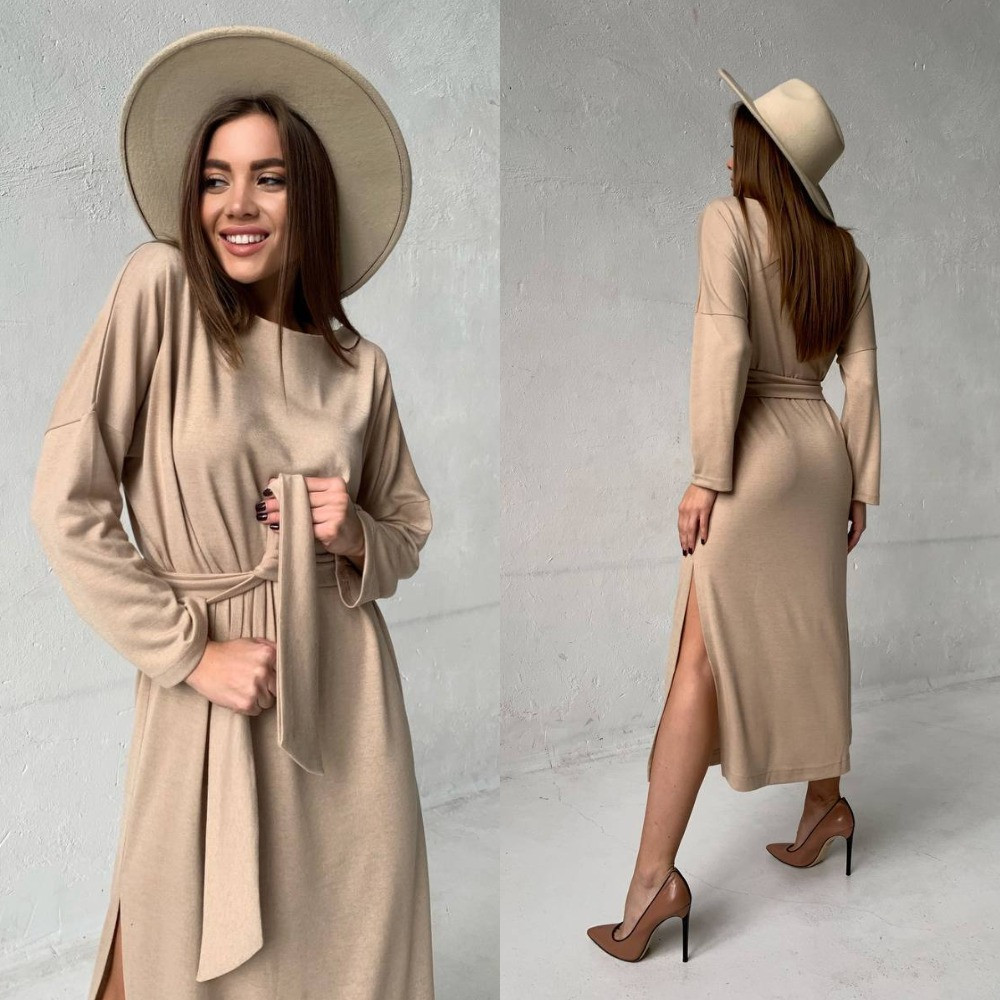 Плаття з розрізом на спідниці, фото 1