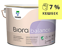 Краска акрилатная TEKNOS BIORA BALANCE интерьерная транспарентная (база 3) 9л