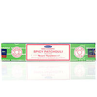 Аромапалиці Схвалення пилкові Спайсі ПАЧУЛИ,Сатья, Satya Spicy PATCHOULI, 15 г