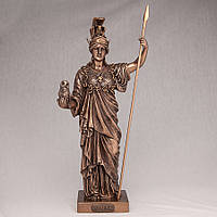 Статуэтка Veronese Богиня военной стратегии и мужества Афина 35 см бронзовое покрытие полистоуна
