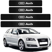 Наклейка на пороги "Audi" (4шт)