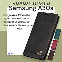 Чехол книга под нубук для Samsung А30s Чехол-книжка на самсунг а30s(SM-A307)