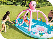 Надувний ігровий центр Восьминіг Intex 56138 (об'єм 229 л, розмір 234х183х150 см) Акція до 27.07, фото 3