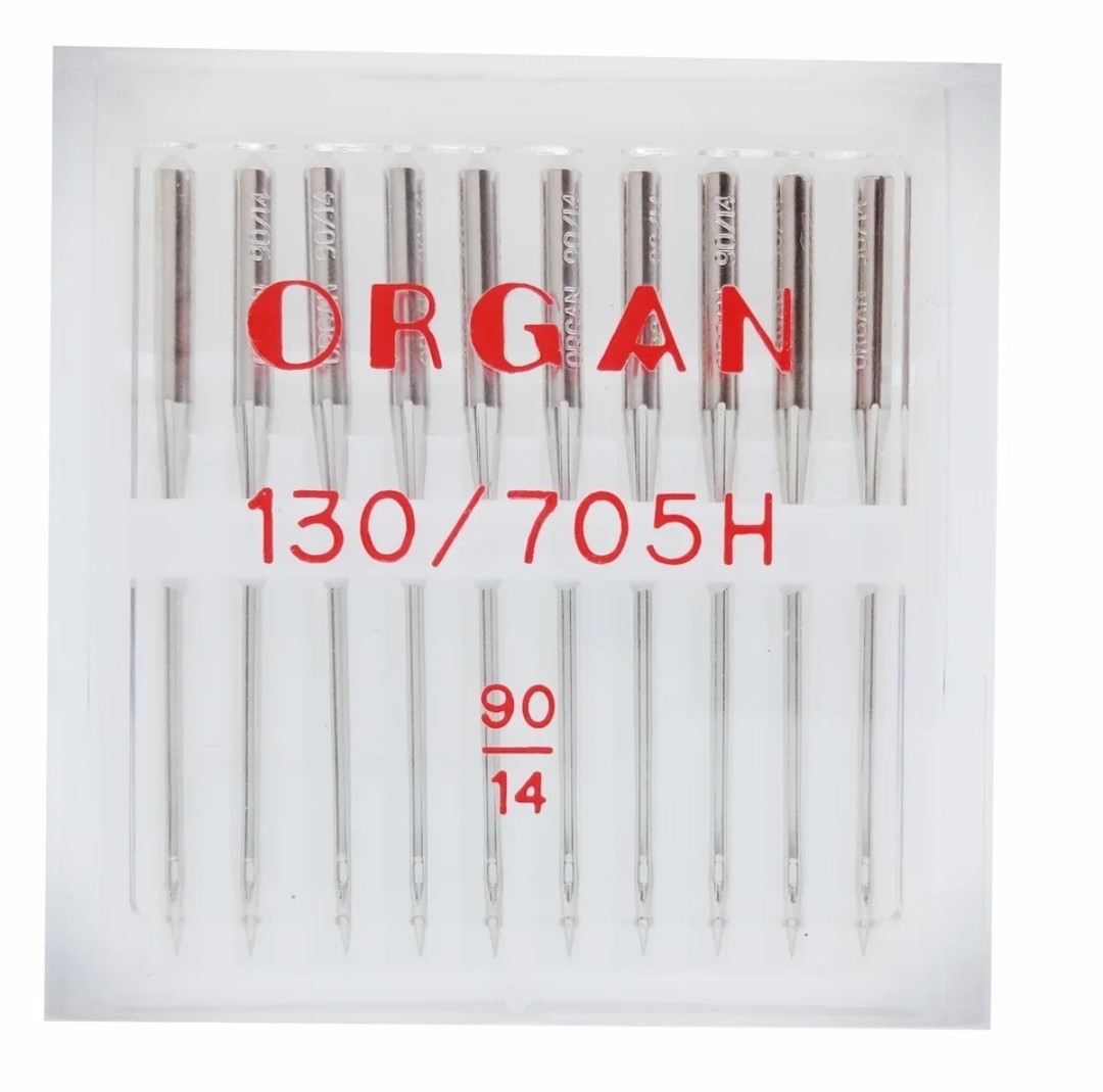 Голки швейні універсальні ORGAN №90 пластиковий бокс 10 штук для побутових швейних машин (6967), фото 1