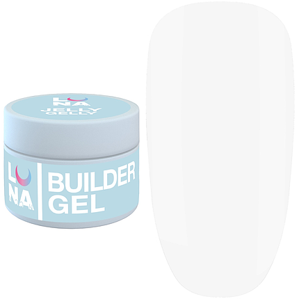 Гель-желе для нарощування LUNA Jelly Gelly №02, 15 мл молочний, фото 1