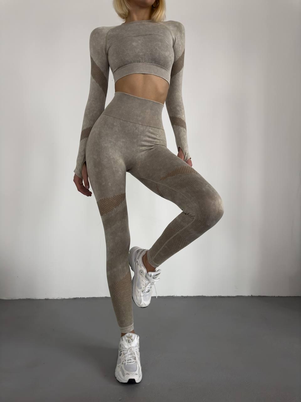 Спортивні костюми жіночі. Лосини топ. Одяг для тренажерного залу., фото 1
