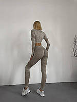 Спортивні костюми жіночі. Лосини топ. Одяг для тренажерного залу., фото 3