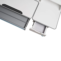 Комплект для школяра парта-трансформер з надбудовою Fundesk Fiore II Blue + крісло FunDesk LST3 Blue-Grey, фото 4