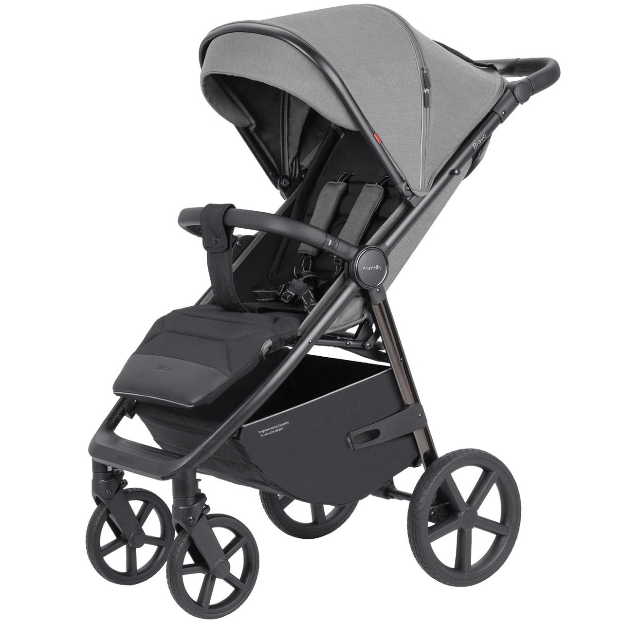 Коляска прогулянкова дитяча CARRELLO Bravo CRL-5515 Mist Grey 2024 NF Сіра