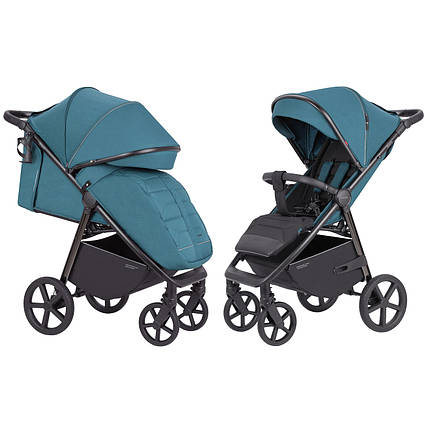 Коляска прогулянкова дитяча CARRELLO Bravo CRL-5515 Oxford Blue 2024 NF Синя, фото 2