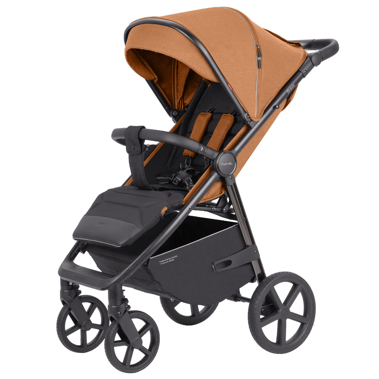 Коляска прогулянкова дитяча CARRELLO Bravo CRL-5515 Tango Orange 2024 NF Помаранчева