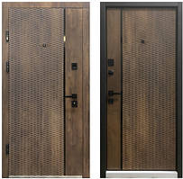 Вхідні двері модель П-3К-235 СПИЛ КОНЬЯЧНИЙ