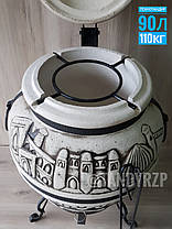 Тандир VT "Надір" 90 літрів (механізм кришки, совок, кочерга, кільце хрестовина), фото 4
