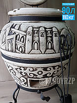 Тандир VT "Надір" 90 літрів (механізм кришки, совок, кочерга, кільце хрестовина), фото 5