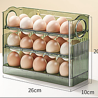 Контейнер для зберігання яєць на 30 штук, лоток для яєць у холодильнику.