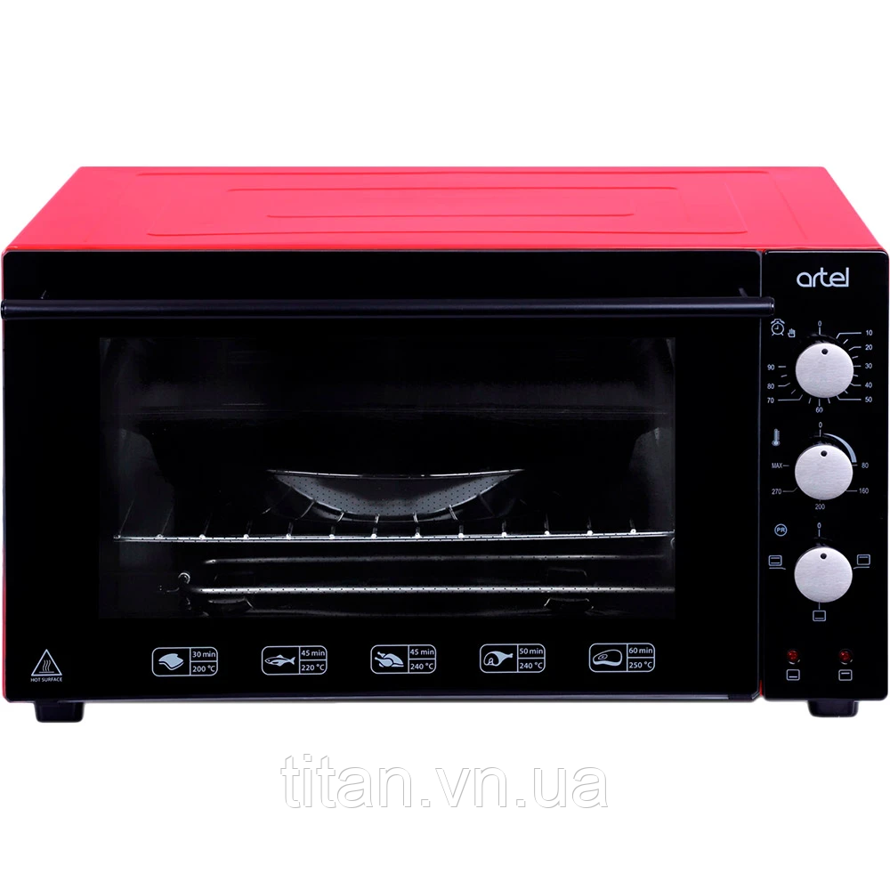 Духовка ARTEL MD4218 E BLACK-RED