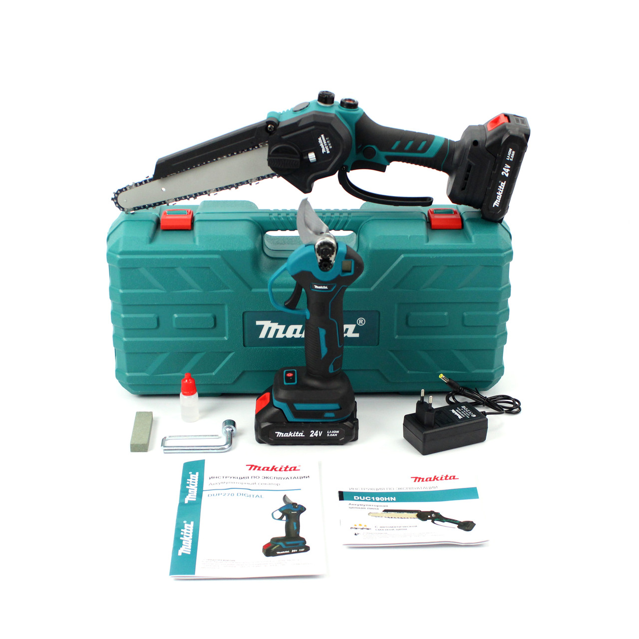 Купити Набір 2в1 АКБ Makita 24V (Пила DUC190HN + Секатор DUP270) Набір ...