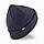 Шапка спортивна Puma Classics Cuff Beanie 023434 06 (синій, акрил, двошарова, тепла, зимова, бренд пума), фото 3