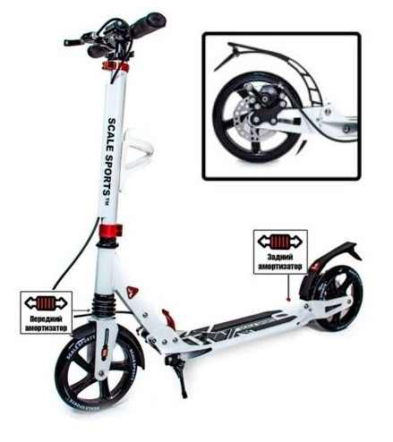 Самокат Scale Sports Elite Plus (ss-04) Білий